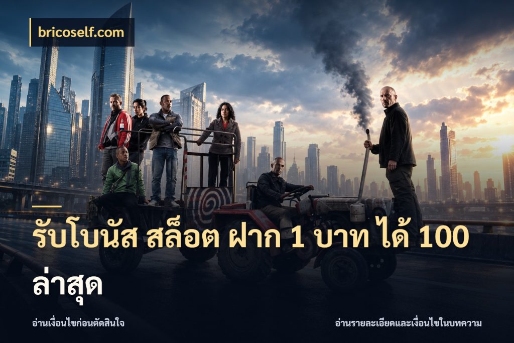 รับโบนัส สล็อต ฝาก 1 บาท ได้ 100 ล่าสุด