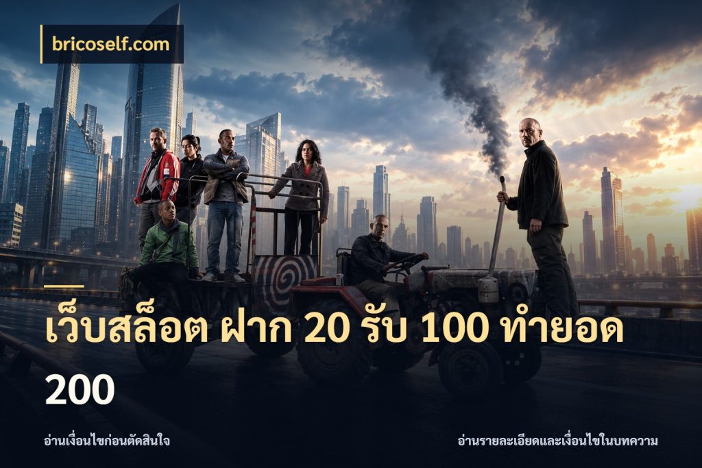เว็บสล็อต ฝาก 20 รับ 100 ทำยอด 200