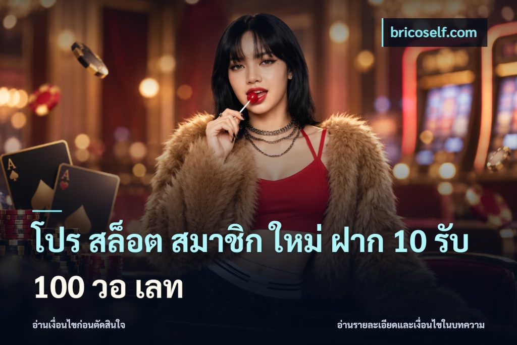 โปร สล็อต สมาชิก ใหม่ ฝาก 10 รับ 100 วอ เลท