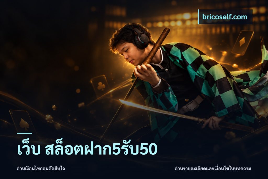 เว็บ สล็อตฝาก5รับ50