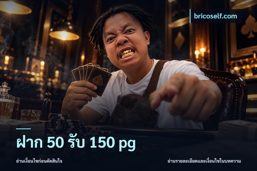 ฝาก 50 รับ 150 pg