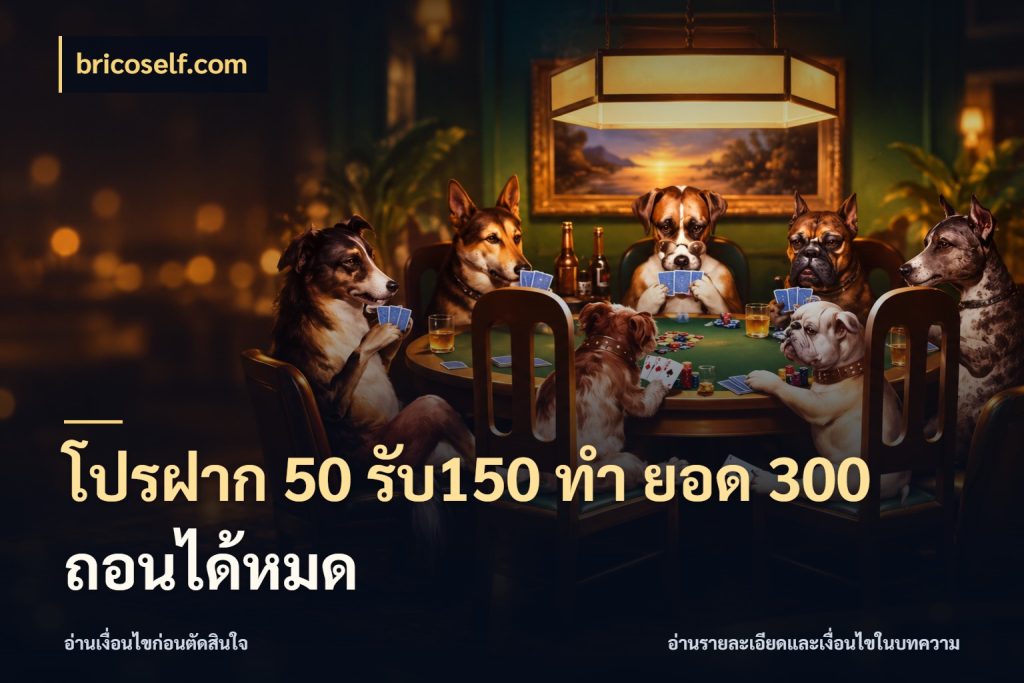โปรฝาก 50 รับ150 ทํา ยอด 300 ถอนได้หมด