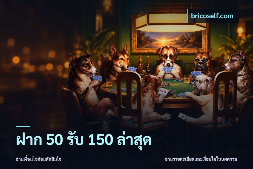 ฝาก 50 รับ 150 ล่าสุด