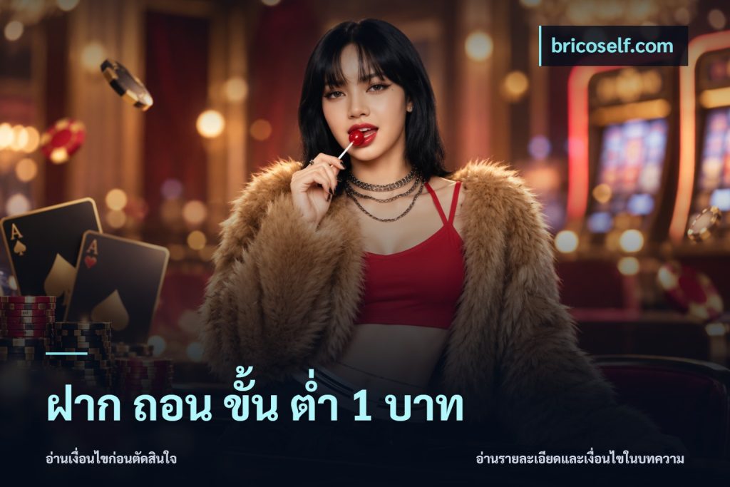 ฝาก ถอน ขั้น ต่ำ 1 บาท