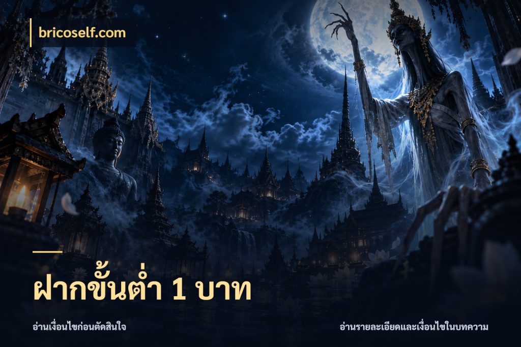 ฝากขั้นต่ำ 1 บาท