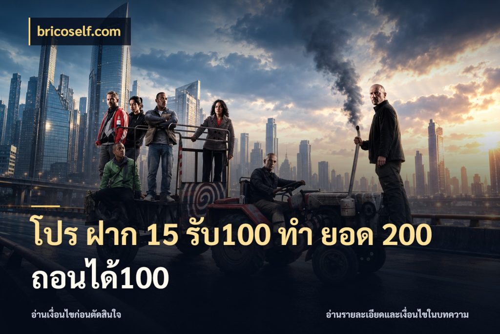 โปร ฝาก 15 รับ100 ทํา ยอด 200 ถอนได้100