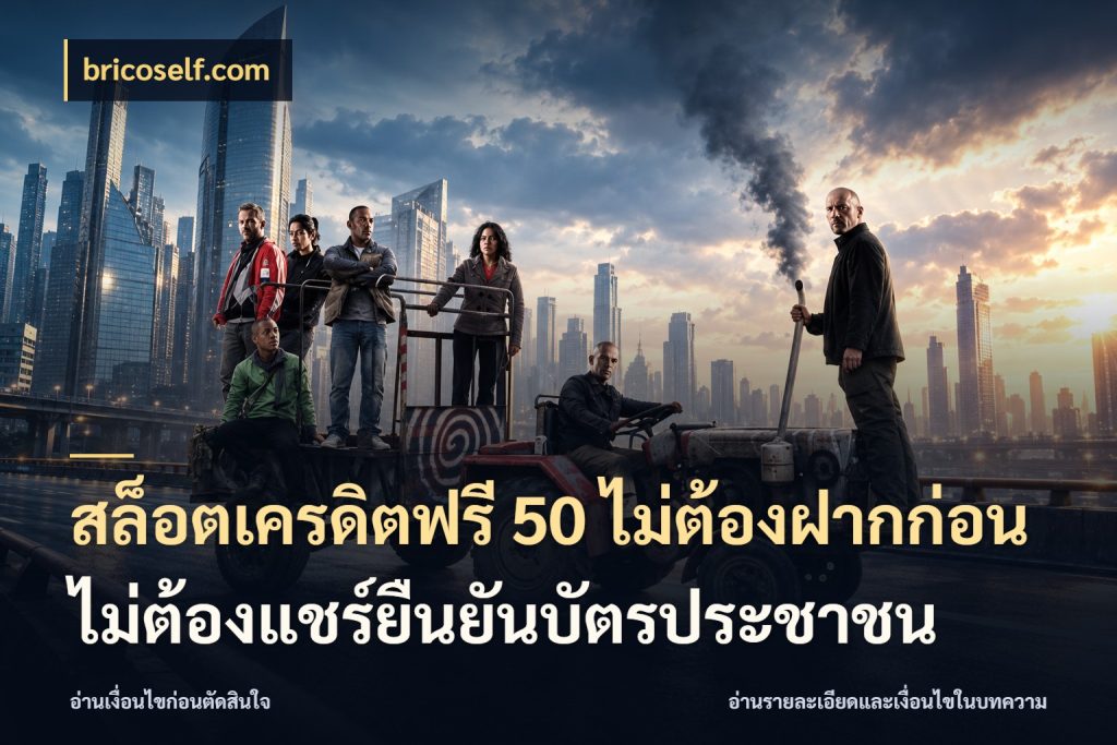 สล็อตเครดิตฟรี 50 ไม่ต้องฝากก่อนไม่ต้องแชร์ยืนยันบัตรประชาชน