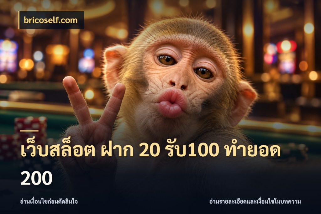 เว็บสล็อต ฝาก 20 รับ100 ทำยอด 200