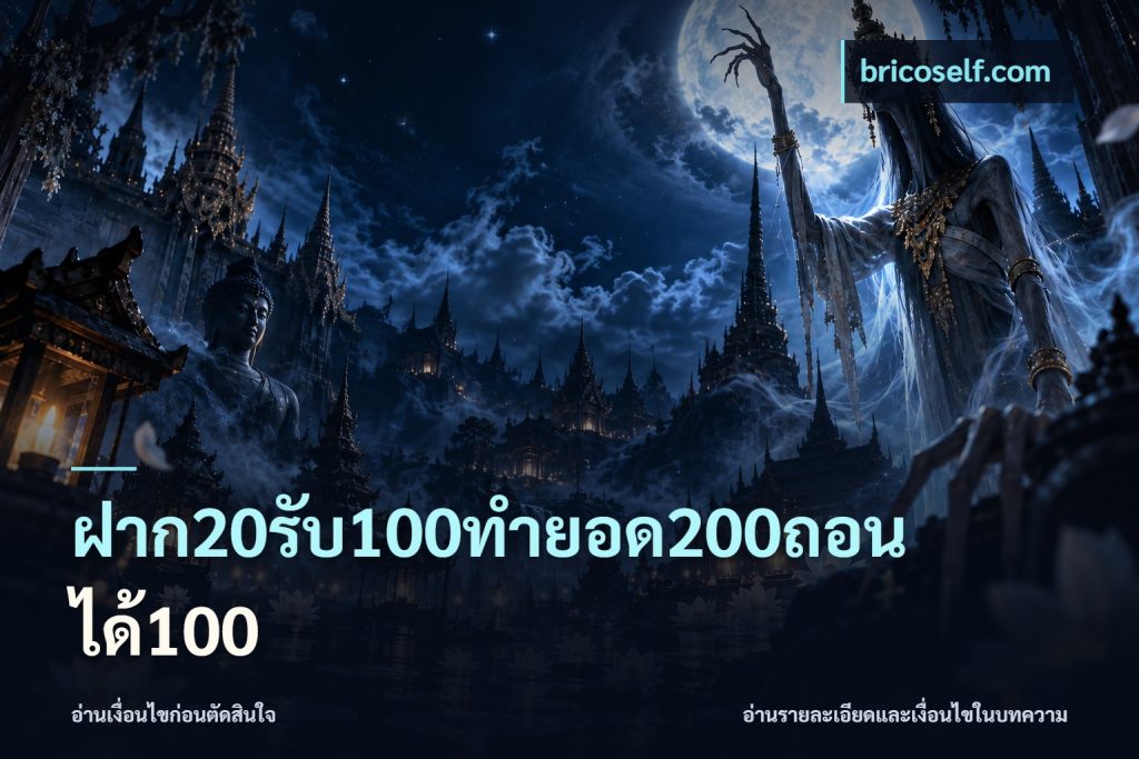 ฝาก20รับ100ทํายอด200ถอนได้100