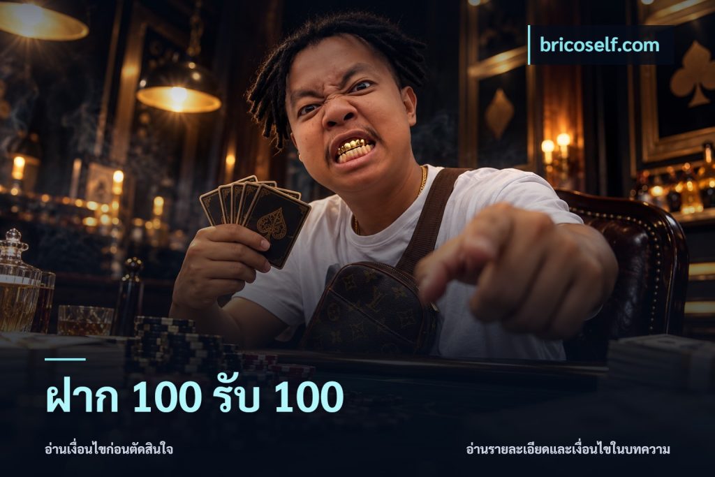 ฝาก 100 รับ 100