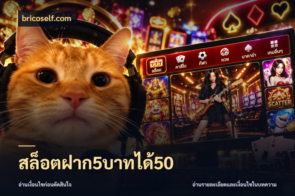 สล็อตฝาก5บาทได้50