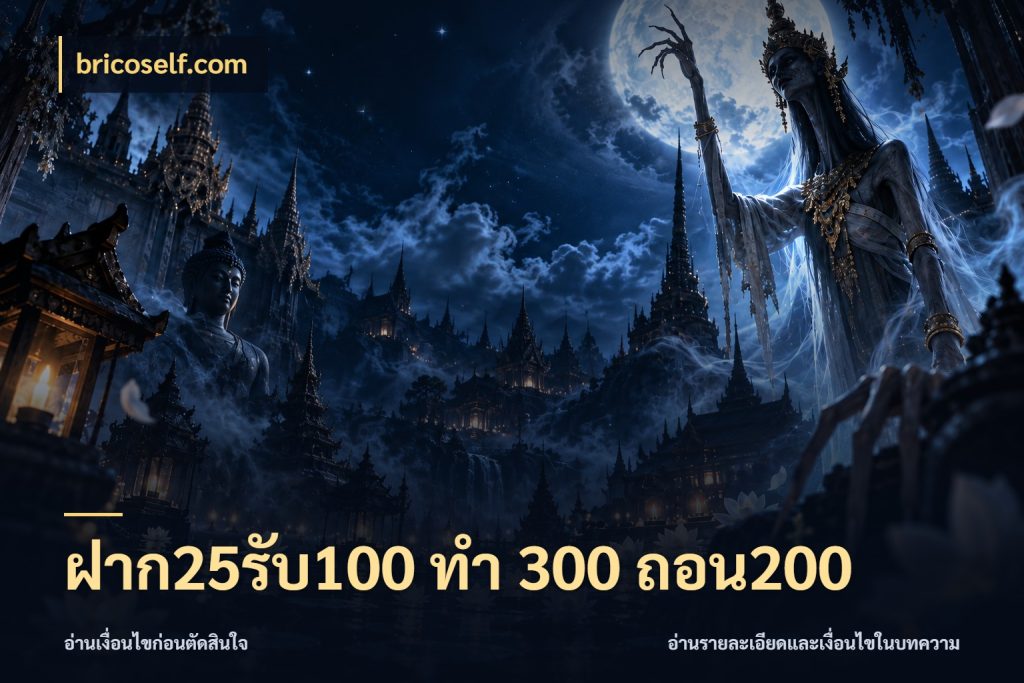 ฝาก25รับ100 ทํา 300 ถอน200
