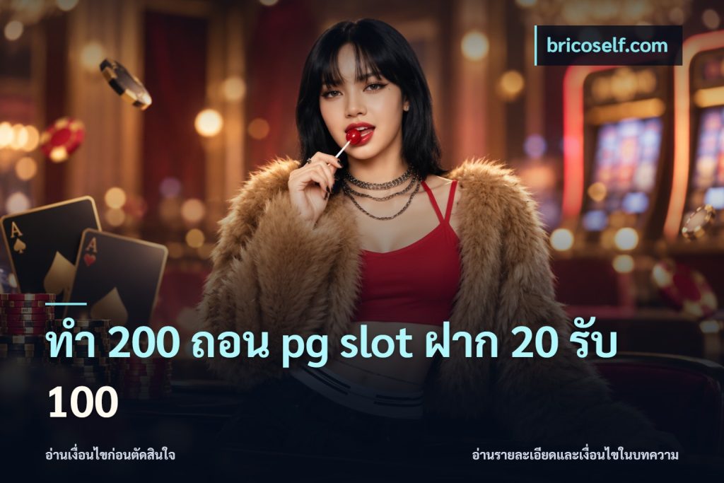 ทํา 200 ถอน pg slot ฝาก 20 รับ 100