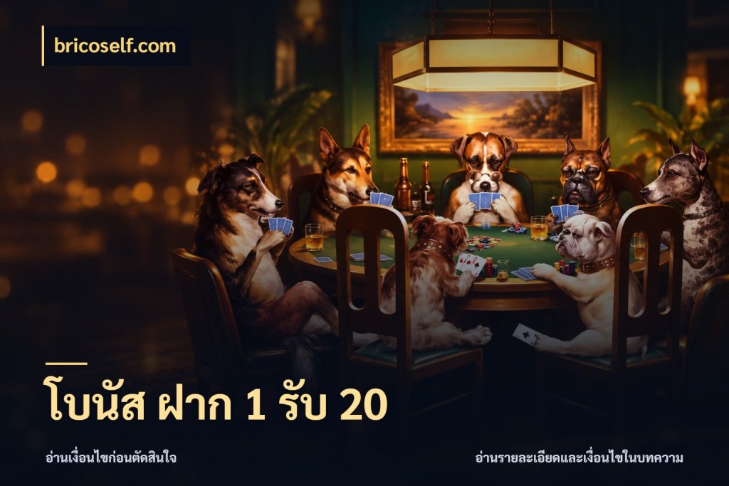 โบนัส ฝาก 1 รับ 20