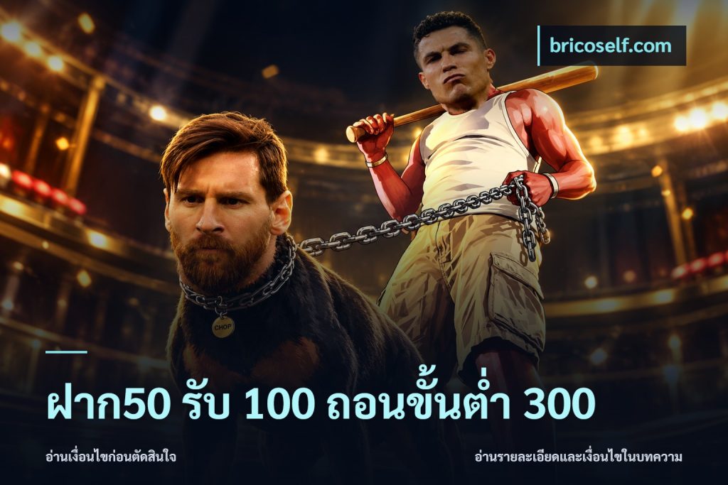 ฝาก50 รับ 100 ถอนขั้นต่ํา 300