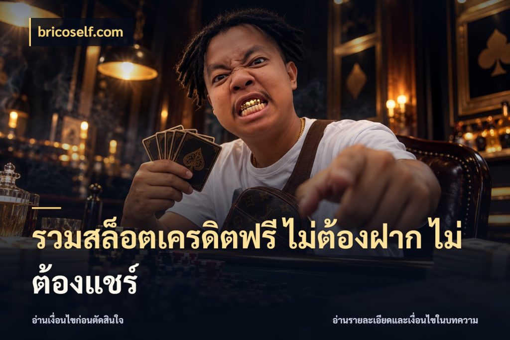 รวมสล็อตเครดิตฟรี ไม่ต้องฝาก ไม่ต้องแชร์