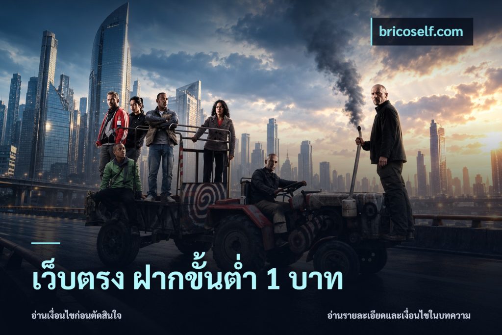 เว็บตรง ฝากขั้นต่ำ 1 บาท