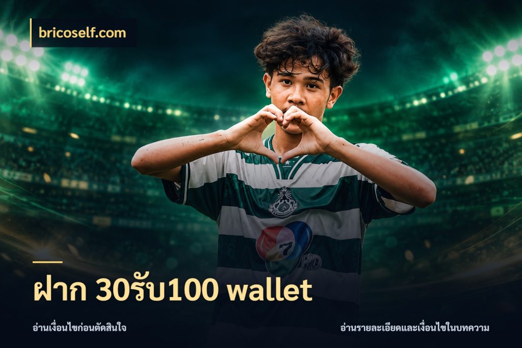 ฝาก 30รับ100 wallet