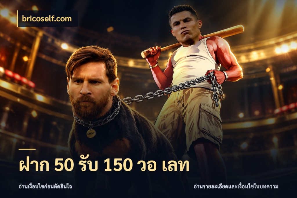 ฝาก 50 รับ 150 วอ เลท