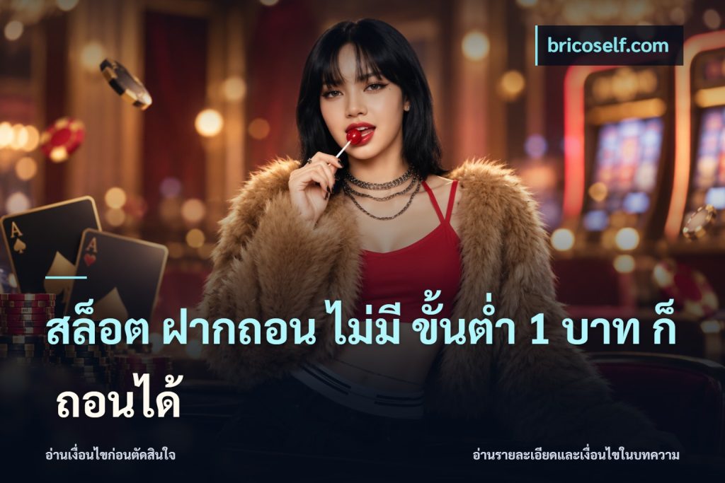 สล็อต ฝากถอน ไม่มี ขั้นต่ำ 1 บาท ก็ ถอนได้