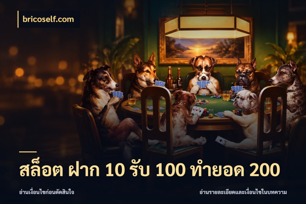 สล็อต ฝาก 10 รับ 100 ทำยอด 200