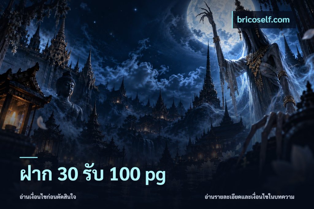 ฝาก 30 รับ 100 pg