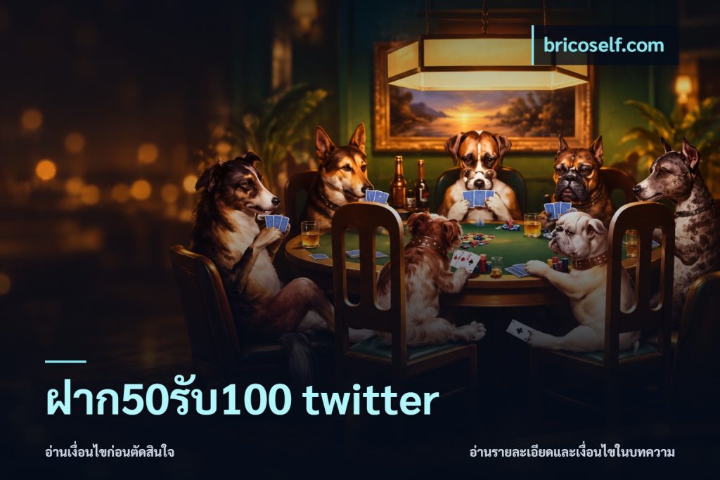 ฝาก50รับ100 twitter