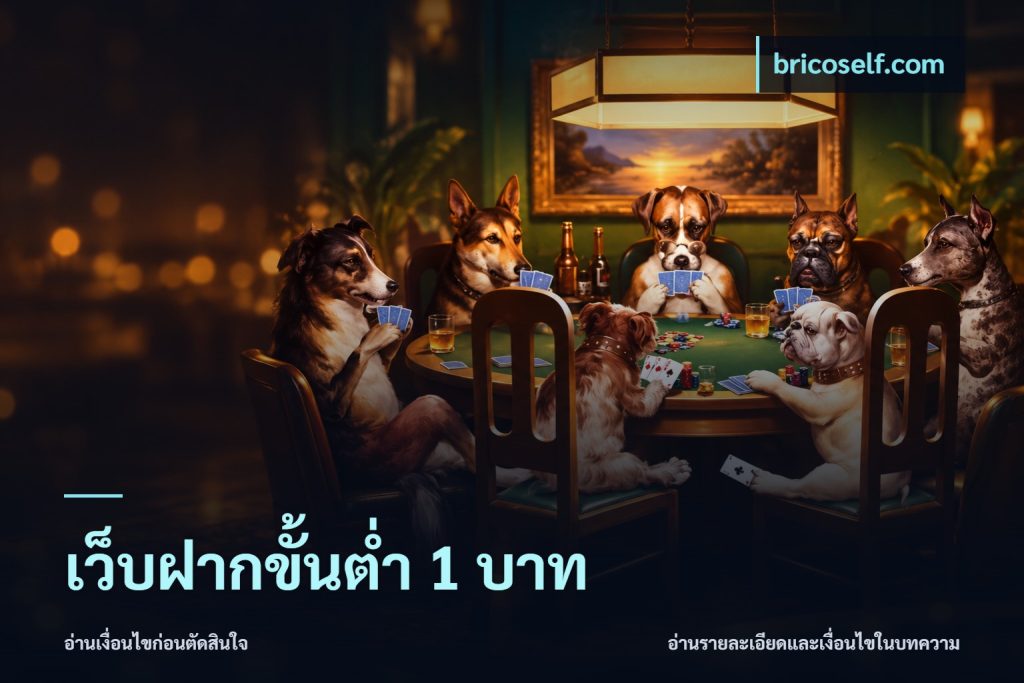 เว็บฝากขั้นต่ำ 1 บาท